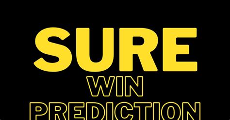 surewin today prediction - sure bets football predictions